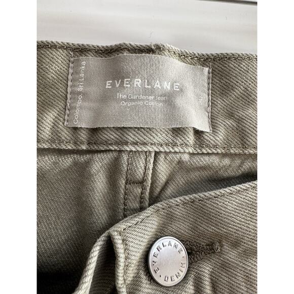 Everlane Womens The Way-High Gardener Cropped Jean Moss Green Size 30 - Picture 12 of 13